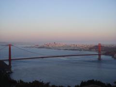 Sunset view 2 at Golden Gate bridge