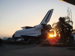Kennedy Space Center (Titusville): Space Shuttle replica on display.