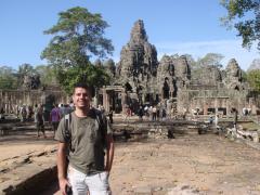 : Me, the Bayon temple and heaps of Japanese tourists