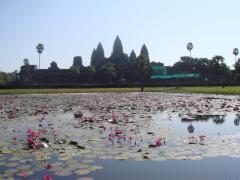 Good morning at Angkor Wat