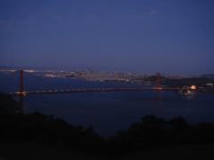 Sunset view 3 at Golden Gate bridge
