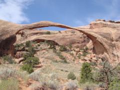 Arches National Park: Landscape Arch, the longest arch