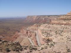 Valley of the Gods: Really enjoyable 1200 feet (400 meters) drop, starts as a dirt road