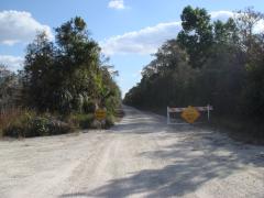 Loop Road (Everglades National Park): Exit of the Loop Road.